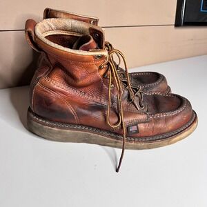 Thorogood American Heritage 6 Moc Toe Work Boots 814-4200 Mens 9.5 D USA Made